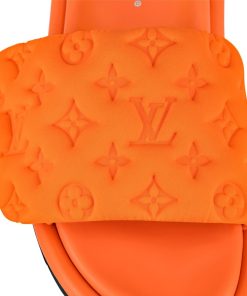 Donna Louis Vuitton Mule E Slider | Mule Bassa Pool Pillow Arancione