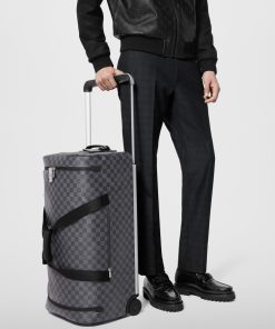 Uomo Louis Vuitton Valigie Con Rotelle | Borsone Horizon Soft Duffle 2R 65