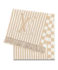 Uomo Louis Vuitton Accessori Per La Casa | Telo Mare Lv Graphical Beige