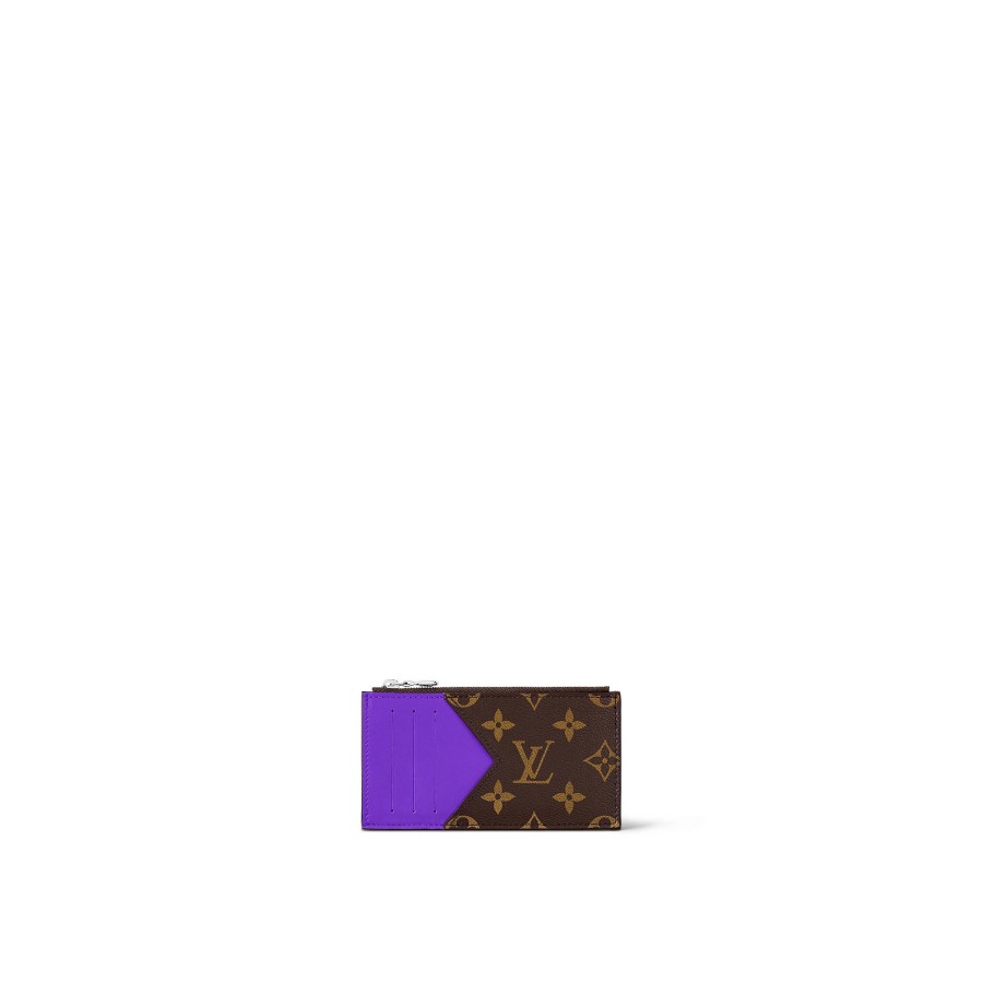 Donna Louis Vuitton Portacarte E Portachiavi | Portamonete E Porta Carte Di Credito Viola