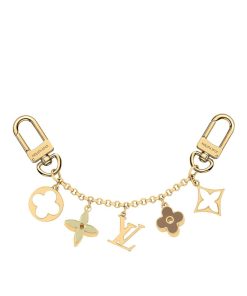 Donna Louis Vuitton Portachiavi E Charms Per Borse | Charm Per Borse A Catenella Fleur De Monogram