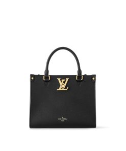 Donna Louis Vuitton Selezione Di Borse In Pelle | Borsa Lock & Go Nero