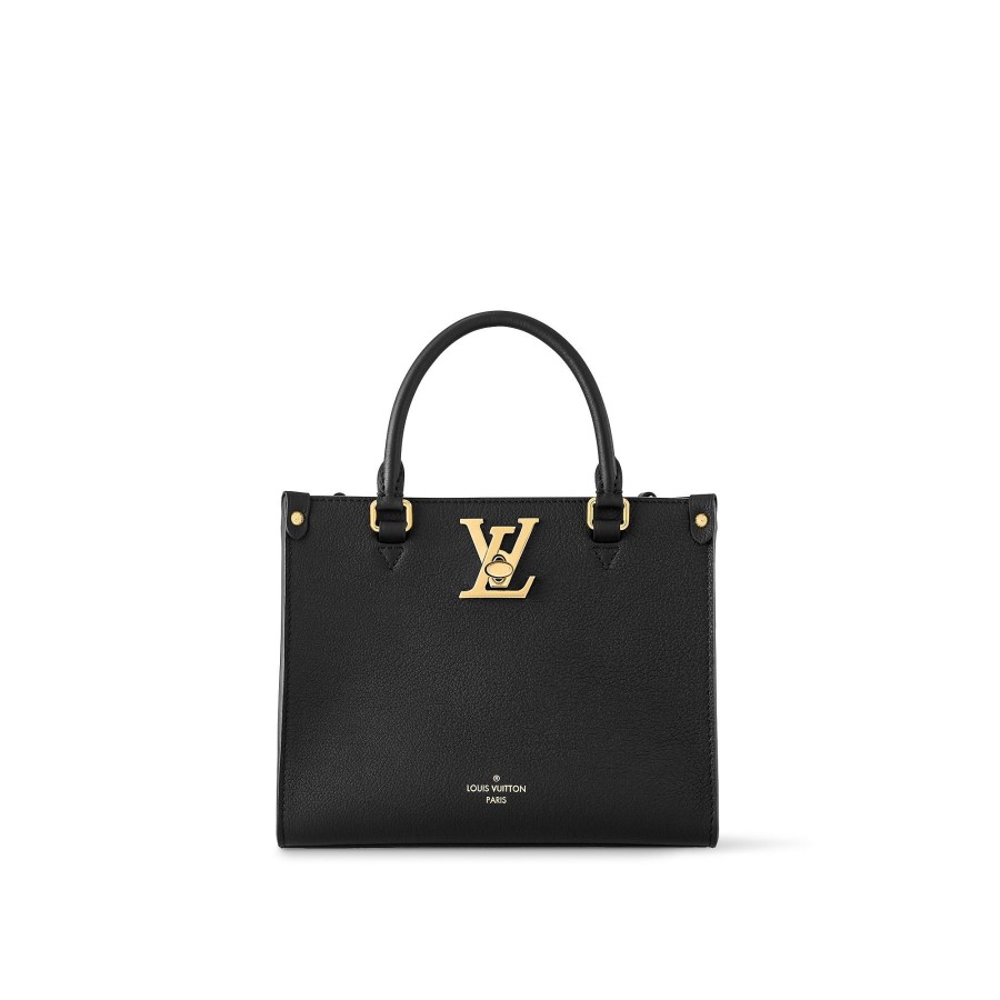 Donna Louis Vuitton Selezione Di Borse In Pelle | Borsa Lock & Go Nero