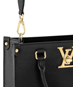 Donna Louis Vuitton Selezione Di Borse In Pelle | Borsa Lock & Go Nero