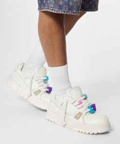 Uomo Louis Vuitton Sneakers | Sneaker Lv Trainer Maxi Bianco