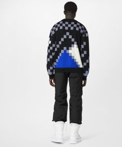 Uomo Louis Vuitton Maglieria E Felpe | Girocollo Con Motivo Fair Isle Oversize