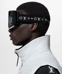 Uomo Louis Vuitton Occhiali Da Sole | Maschera Da Sci Lv Snowfall Nero