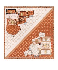 Donna Louis Vuitton Foulard In Seta E Bandeaux | Foulard Fall For You 70