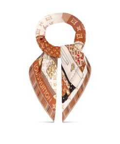 Donna Louis Vuitton Foulard In Seta E Bandeaux | Foulard Fall For You 70