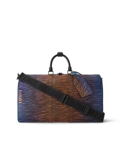 Uomo Louis Vuitton Borse Da Viaggio | Keepall Bandouliere 50