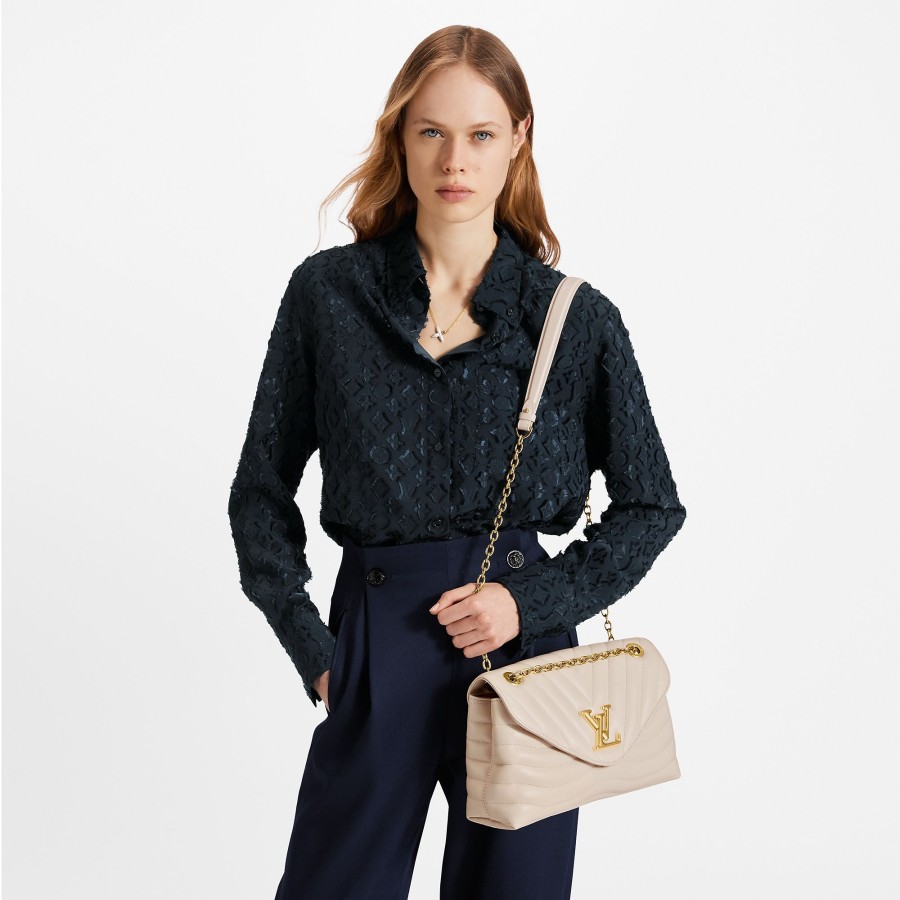 Donna Louis Vuitton Selezione Di Borse In Pelle | Borsa New Wave Chain Gm Ivoire