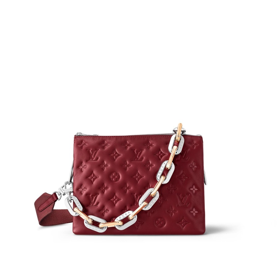 Donna Louis Vuitton Selezione Di Borse In Pelle | Borsa Coussin Pm Vinaccia