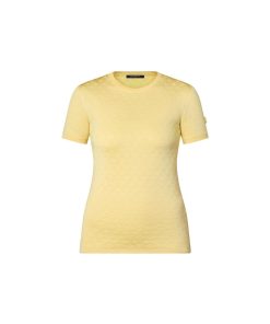 Donna Louis Vuitton Maglieria | Top In Maglia Con Motivo Monogram In Jacquard