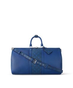 Uomo Louis Vuitton Borse Da Viaggio | Keepall Bandouliere 50