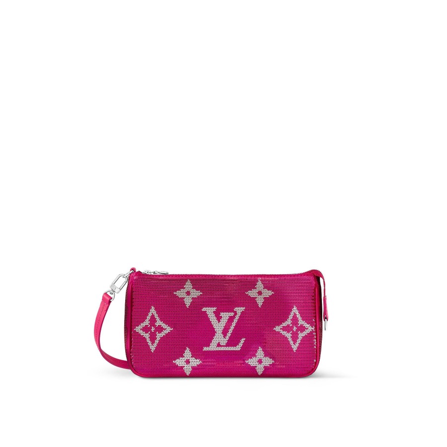 Donna Louis Vuitton Borse Con Catenella E Clutches | Pochette Accessoires Fucsia