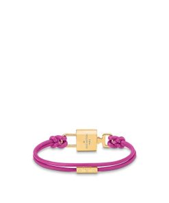 Donna Louis Vuitton Bracciali | Bracciale Lv Padlock Rosa