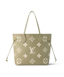 Donna Louis Vuitton Selezione Di Borse In Pelle | Neverfull Mm Verde Kaki Crema