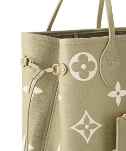 Donna Louis Vuitton Selezione Di Borse In Pelle | Neverfull Mm Verde Kaki Crema