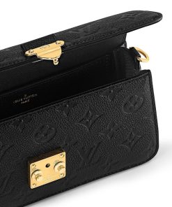 Donna Louis Vuitton Mini Bags | Portafoglio Con Catenella Metis Nero