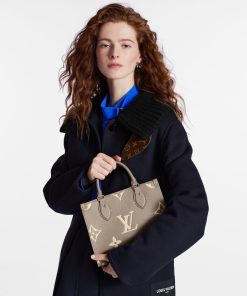 Donna Louis Vuitton Selezione Di Borse In Pelle | Borsa Onthego Pm Tourterelle/Creme