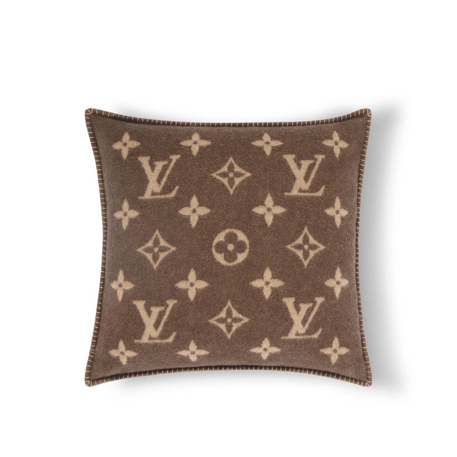 Donna Louis Vuitton Accessori Per La Casa | Cuscino Neo Monogram Marrone