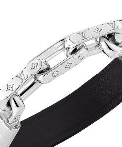 Uomo Louis Vuitton Bracciali | Bracciale Lv Links Marrone