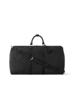 Uomo Louis Vuitton Borse Da Viaggio | Keepall Bandouliere 55