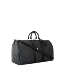 Uomo Louis Vuitton Borse Da Viaggio | Keepall Bandouliere 55