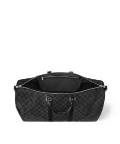 Uomo Louis Vuitton Borse Da Viaggio | Keepall Bandouliere 55