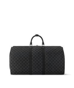 Uomo Louis Vuitton Borse Da Viaggio | Keepall Bandouliere 55