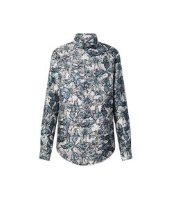 Uomo Louis Vuitton Camicie | Camicia Con Motivo Thistle E Colletto Annodato