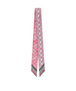 Donna Louis Vuitton Foulard In Seta E Bandeaux | Bandeau Monogram Flower Tile Bb Rose Clair