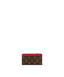 Donna Louis Vuitton Portacarte E Portachiavi | Portamonete E Porta Carte Di Credito Rosso