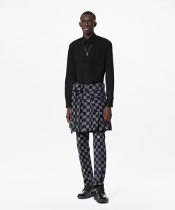 Uomo Louis Vuitton Pantaloni | Gonna Con Motivo Damier