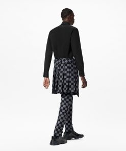 Uomo Louis Vuitton Pantaloni | Gonna Con Motivo Damier