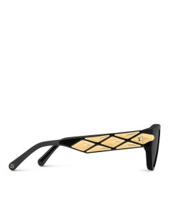 Donna Louis Vuitton Occhiali Da Sole | Occhiali Da Sole Lv Malletage Cat Eye Black