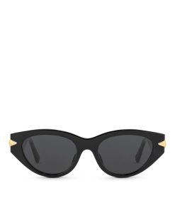 Donna Louis Vuitton Occhiali Da Sole | Occhiali Da Sole Lv Malletage Cat Eye Black