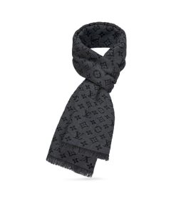 Uomo Louis Vuitton Sciarpe | Sciarpa Monogram Classic Antracite