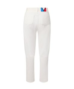 Donna Louis Vuitton Pantaloni | Pantaloni In Velluto Con Spacchi