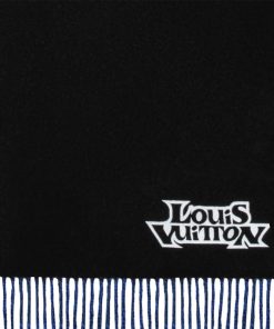 Uomo Louis Vuitton Sciarpe | Sciarpa Lv Dove Blu