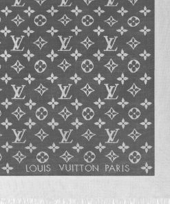 Donna Louis Vuitton Scialli E Stole | Scialle Monogram Denim Nero