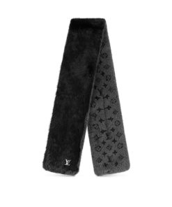 Uomo Louis Vuitton Sciarpe | Sciarpa Di Pelliccia Monogram Reverse