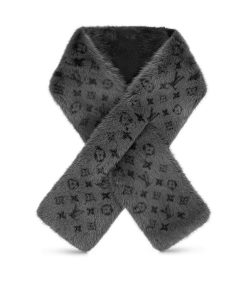 Uomo Louis Vuitton Sciarpe | Sciarpa Di Pelliccia Monogram Reverse