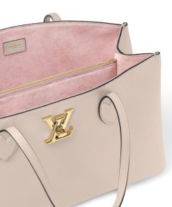 Donna Louis Vuitton Selezione Di Borse In Pelle | Borsa Lockme Shopper Greige