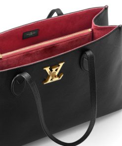 Donna Louis Vuitton Totes | Borsa Lockme Shopper Nero