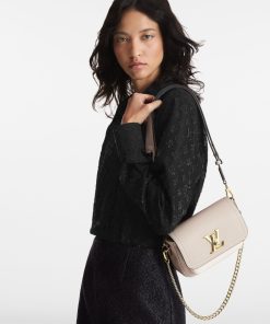 Donna Louis Vuitton Selezione Di Borse In Pelle | Borsa Lockme Tender Greige