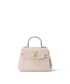 Donna Louis Vuitton Mini Bags | Borsa Lockme Ever Mini Greige