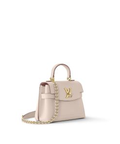 Donna Louis Vuitton Mini Bags | Borsa Lockme Ever Mini Greige