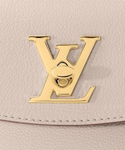 Donna Louis Vuitton Mini Bags | Borsa Lockme Ever Mini Greige