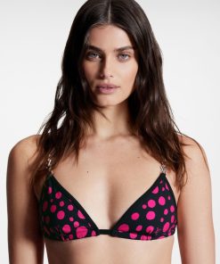 Donna Louis Vuitton Costumi | Lv X Yk Top Bikini Con Motivo Infinity Dots